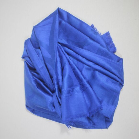 Hermes Blue Scarf - Picture 9 of 9